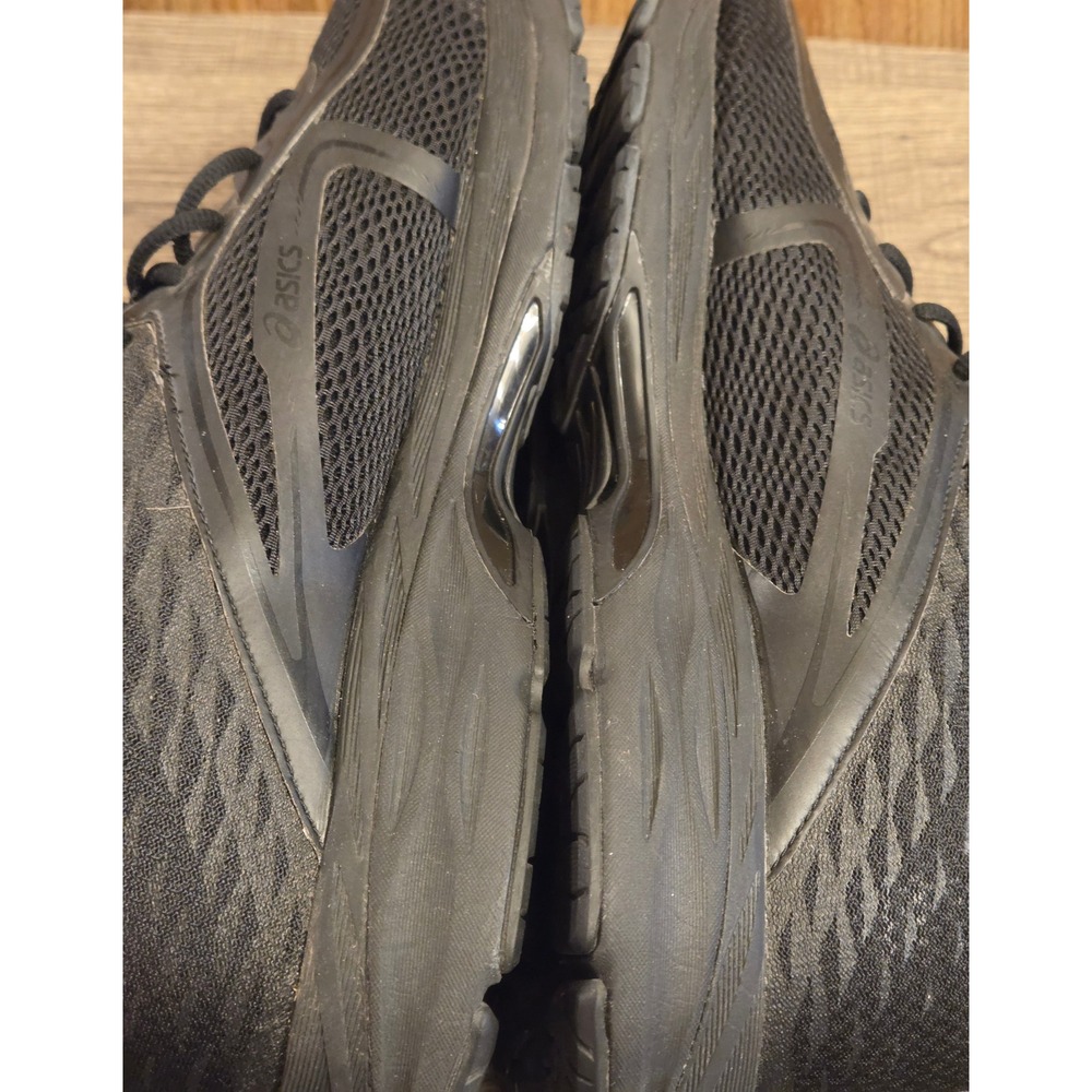 Asics Gel-Cumulus 19 Running Shoes Mens Size 13 Triple Black - Picture 5 of 12